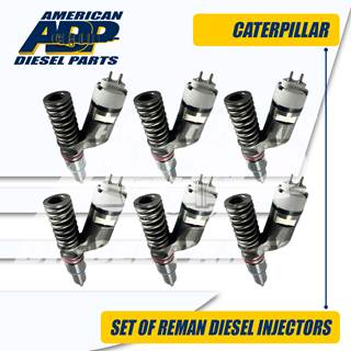 10R1305 (C-11/C-13) SET OF REMAN CATERPILLAR® INJECTOR - $1,200.00 + $900.00 CORE CHARGE