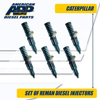 20R1299 (C-15) SET OF REMAN CATERPILLAR® INJECTOR - $2,400.00 + $1,200.00 CORE CHARGE