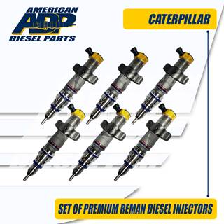 10R9002 (C-9 Marine) SET OF PREMIUM REMAN CATERPILLAR® INJECTOR - $3,000.00 + $1200.00 CORE CHARGE