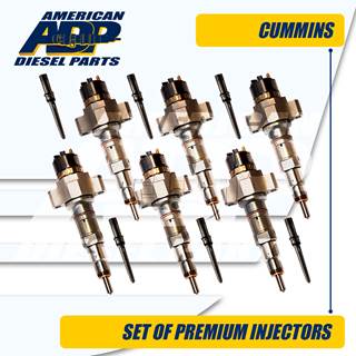 2872331 ISL SET OF PREMIUM CUMMINS® INJECTOR - $2,700.00 + $900.00 CORE CHARGE