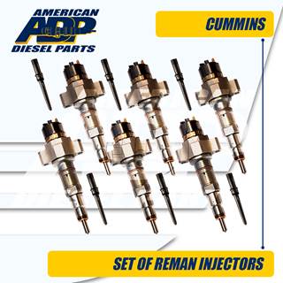 2872765 ISL SET OF REMAN CUMMINS® INJECTOR - $2,100.00 + $900.00 CORE CHARGE