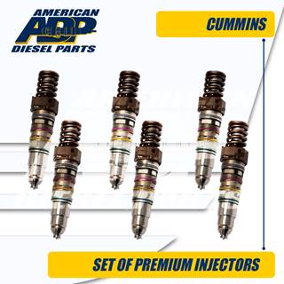 EX634434 (ISX) SET OF PREMIUM CUMMINS® INJECTOR - $1,800.00 + $600.00 CORE CHARGE