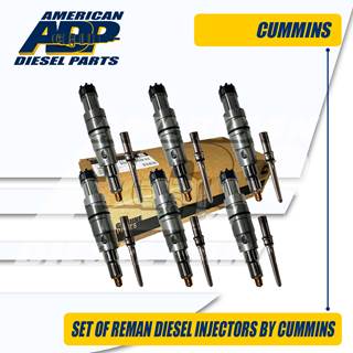 2872544 (ISX 12) SET OF REMAN BY CUMMINS® INJECTOR - $7,509.45 + $600.00 CORE CHARGE