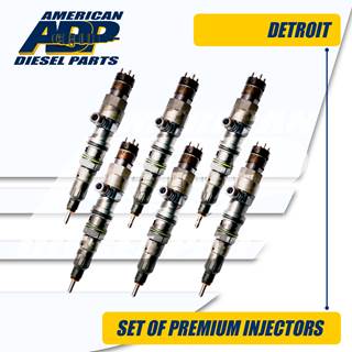 0986435598 SET OF PREMIUM DETROIT® INJECTOR - $2,400.00 + $600.00 CORE CHARGE