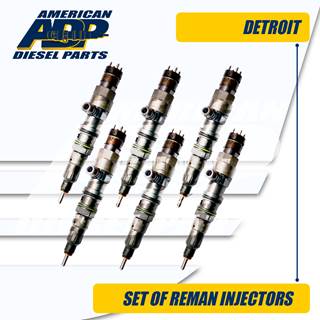 0986435624 SET OF REMAN DETROIT® INJECTOR - $1,800.00 + $600.00 CORE CHARGE