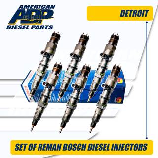 0986435624 SET OF REMAN BOSCH DETROIT® INJECTOR - $3,840.00 + $600.00 CORE CHARGE EACH