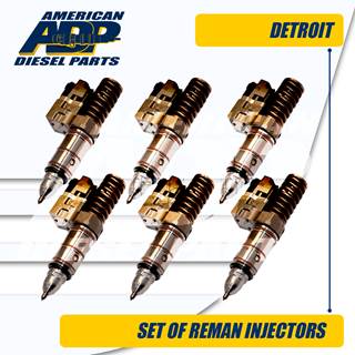 5237045 (S-60 12.7) SET OF REMAN DETROIT® INJECTOR - $1,500.00 + $600.00 CORE CHARGE