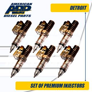 5237820 (S-60 12.7) SET OF PREMIUM DETROIT® INJECTOR - $2,100.00 + $600.00 CORE CHARGE