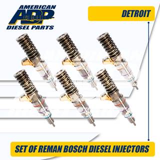 0414703003 (14.0) SET OF REMAN BOSCH DETROIT® INJECTOR - $2,400.00 + $1,200.00 CORE CHARGE EACH
