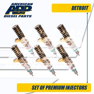 FE4E00001 (14.0) SET OF PREMIUM DETROIT® INJECTOR - $3,300.00 + $1,200.00 CORE CHARGE
