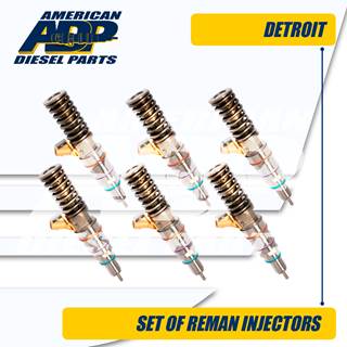 FE4E00001 (14.0) SET OF REMAN DETROIT® INJECTOR - $1,500.00 + $1,200.00 CORE CHARGE