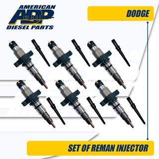 0986435505 (5.9) SET OF REMAN DODGE® INJECTOR - $1,500.00 + $600.00 CORE CHARGE