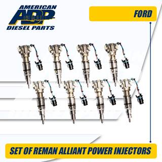 AP60900 (2004 1/2-2007) SET OF REMAN ALLIANT POWER FORD® INJECTOR - $1,560.00 + $800.00 CORE CHARGE EACH