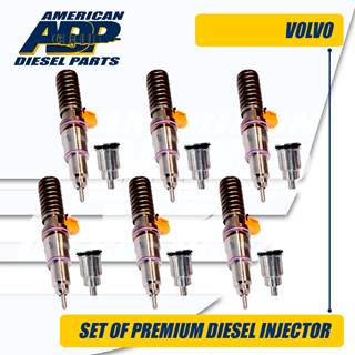 85003935 D11F EPA07 – SET OF PREMIUM VOLVO® INJECTOR – CONICAL INJECTOR SLEEVES - $2,100.00 + $600.00 CORE CHARGE EACH