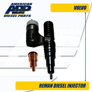 EX631002 D12 OLD STYLE – REMAN VOLVO® INJECTOR – FLAT INJECTOR SLEEVES - $350.00 + $200.00 CORE CHARGE