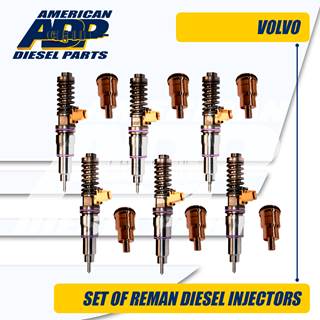 85003109 D13F EPA07 – SET OF REMAN VOLVO® INJECTOR – FLAT INJECTOR SLEEVES - $1,500.00 + $600.00 CORE CHARGE EACH
