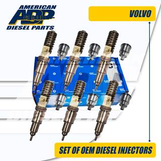 85013611 D13H EPA10/0BD13 – SET OF OEM BY DELPHI VOLVO® INJECTOR – CONICAL INJECTOR SLEEVES - $3,000.00 + $600.00 CORE CHARGE EACH