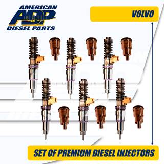 85000496 D16F EPA07 – SET OF PREMIUM VOLVO® INJECTOR – FLAT INJECTOR SLEEVES - $2,100.00 + $600.00 CORE CHARGE EACH