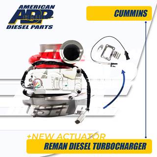 CUMMINS® 6.7 TURBO #2881708RX (2007-2012) HE300VG/HE351VE - $2,900.00+$600.00 CORE CHARGE –  ACTUATOR INCLUDED – INSTALLATION ACCESSORY KIT INCLUDED