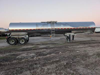 Brenner Tandem Axle Stainless Steel Food Grade Tanker Trailer - Air Ride, Fixed Axle