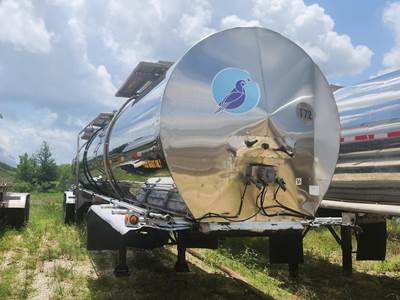 STE Tandem Axle Stainless Steel Food Grade Tanker Trailer - Air Ride, Fixed Axle