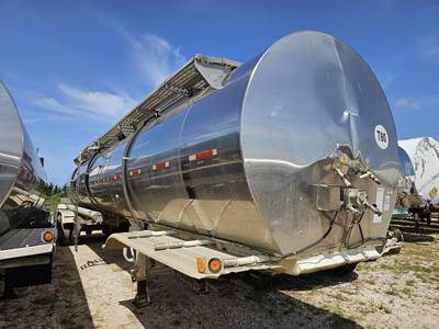 STE 42ft Tandem Axle Food Grade Tanker Trailer - Spring