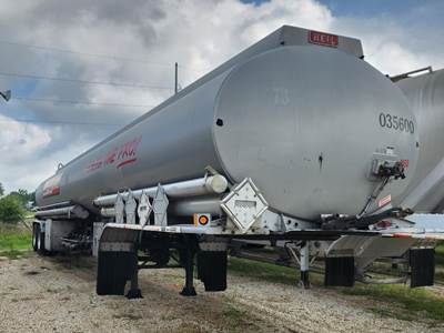 Heil 43ft Tandem Axle Stainless Steel Fuel Tanker Trailer - Air Ride