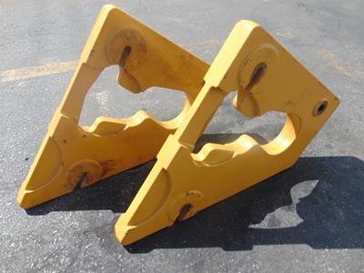 CAT CATERPILLAR SKID STEER AND TRACK LOADERS 75LB SUITCASE COUNTERWEIGHTS (2) IN THE SET - PRICE IS FOR BOTH