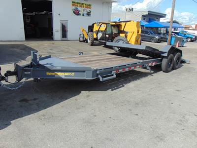 2026 BIGFOOT 24' TILT DECK EQUIPMENT "TILT-DECK" TRAILER - TANDEM 7K AXLES - HUGE STORAGE BOX -