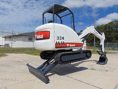 2006 BOBCAT 334G "PRE - EMISSIONS" KUBOTA DIESEL - LONG ARM - 2 SPEED - HYDRAULIC THUMB - RARE FIND - LOW HOURS