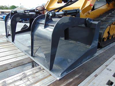 2025 Wolverine GB11-72 Grapple Bucket for all Skid Steer and Track Loaders - Hydraulic hoses and Fittings included
