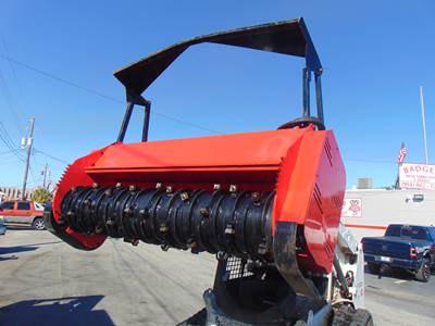 2025 AGROTK 72 PRO SKID STEER H.D. FORESTRY MULCHER W/ CAREBIDE TEETH  "SLIGHTLY USED" SAVE THOUSANDS -