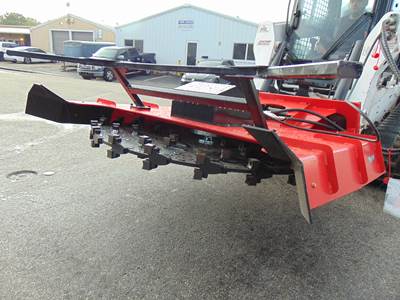 2027 AGT INDUSTRIAL SKID STEER 74" FORESTRY DISC MULCHER WITH CARBIDE TEETH - STANDARD FLOW OR HIGH FLOW - HYDRAULIC HOSES AND FITTINGS INCLUDED