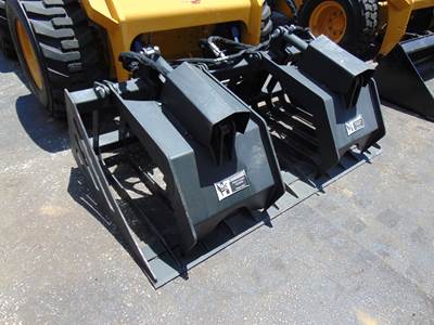 2024 AMERICAN STEEL { HEAVY DUTY } 72" ROCK GRAPPLE UNIVERSAL SKID STEERS DUAL PISTON 700 LBS ALL STEEL