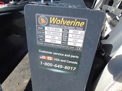 2025 Wolverine DB-15-84W HYDRAULIC ANGLE DOZER BLADE (SNOW BLADE ...