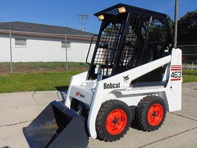 BOBCAT 463 MINI SKID STEER - KUBOTA DIESEL - 36" WIDE - 1,500 LB CAPACITY - ONLY 514 ORIGINAL 1 OWNER HOURS
