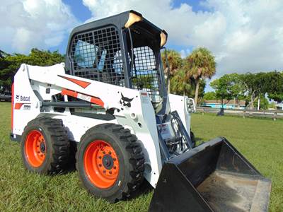 2018 BOBCAT S550 TURBO WHEEL LOADER "ONLY 1,093 HOURS" EVRYTHING SERVICED AND 100% - BRAND NEW TIRES TOO!