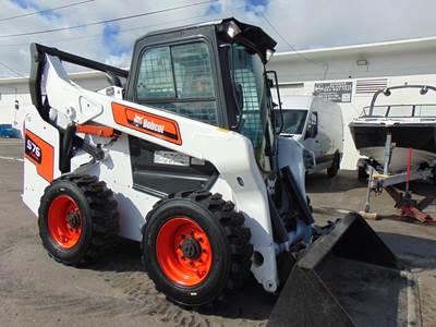2020 BOBCAT S76 TURBO - 4 BRAND NEW TIRES - HEAT AND AC COMFORT CAB - BACK UP CAMERA - ONLY 1,145 HOURS