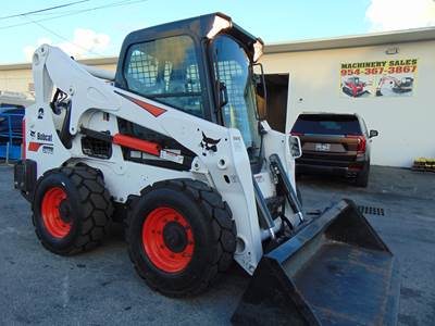 2018 BOBCAT S770 TURBO 2 SPEED - 92 HP MONSTER - ICE COLD A/C - HEAVY DUTY COOLING PKG - SEVERE TIRES - POWER BOB TACH - ONLY 1,892 HOURS