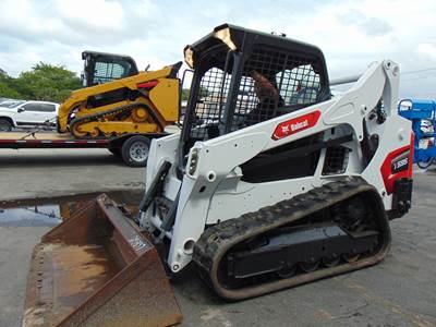 2019 BOBCAT T595 - BIG 74 HP TURBO - STANDARD HAND AND FOOT CONTROLS - CLEAN AND LOW HOURS - FULL SERVICED - KEYLESS SECURITY