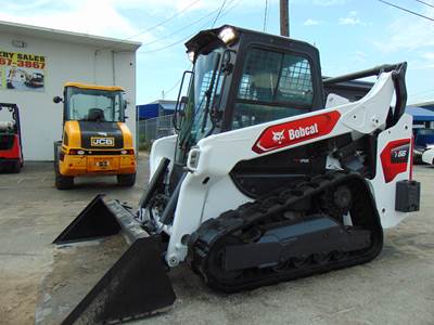 2020 BOBCAT T66 TURBO 2 SPEED - BIG 74 HP - ENCLOSED A/C & HEATED CAB - STEREO - CAMERA - POWER COUPLER - 1,326 HOURS - NEW TRACKS TODAY