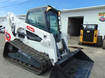2012 BOBCAT T-750 TURBO 2 SPEED "PRE-EMISSIONS" KUBOTA DIESEL - ONLY 790 ORIGINAL HOURS - JOYSTICK CONTROLS - HEAT AND A/C - 100% JOB READY