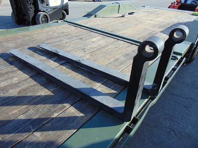 2026 JLG 60" TELEHANDLER FORKS - 5' X 4" - FORGED 12K LB RATING -