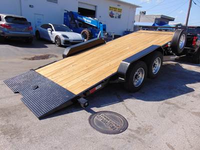 2025 SOUTHERN TRAILERS 16K TANDEM FLATBED "HYDRAULIC" TILT BED EQUIPMENT TRAILER - 17.5" ALUMINU WHEELS - 18 PLY TIRES