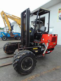 2014 PALFINGER GT-55 PIGGYBACK TYPE TRUCK MOUNTED FORKLIFT - KUBOTA DIESEL - ONLY 2,125 ORIGINAL HOURS - RUST FREE - 100% JOB READY