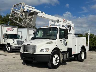 2017 Freightliner M2 106 POSI PLUS 800-40 CABLE PLACING PLACER BUCKET BOOM TRUCK CUMMINS DIESEL Boom / Bucket Truck