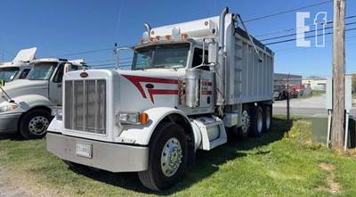 PETERBILT 379 TRI AXLE DUMP TRUCK CATERPILLAR CAT C13 TURBO DIESEL