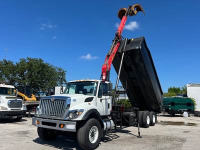 2019 International WorkStar 7400 GRAPPLE DUMP TRUCK Grapple Truck