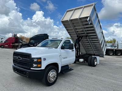2022 Chevrolet SILVERADO 5500HD LANDSCAPE 16' ALUMINUM BODY DUMP TRUCK 6.6L TURBO DIESEL Landscape Truck