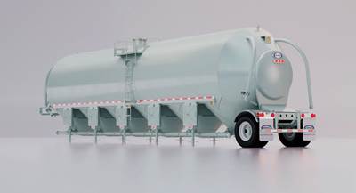 2027 Retesa 4100 CU FT Cement Storage Pig / Guppy Dry Bulk / Pneumatic Tank Trailer